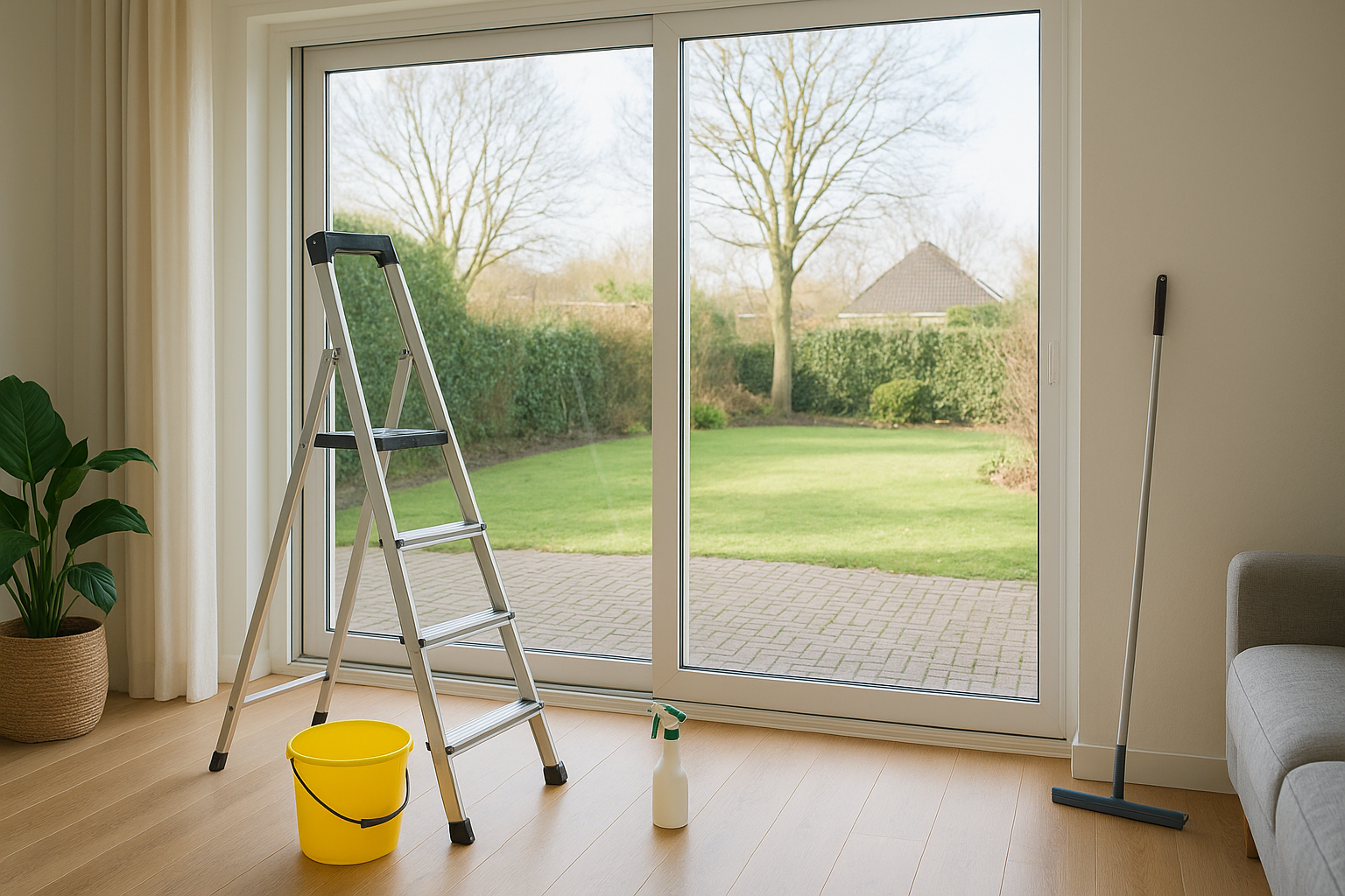 Foto bij Zo onderhoud je je schuifpui zodat reparatie minder vaak nodig is